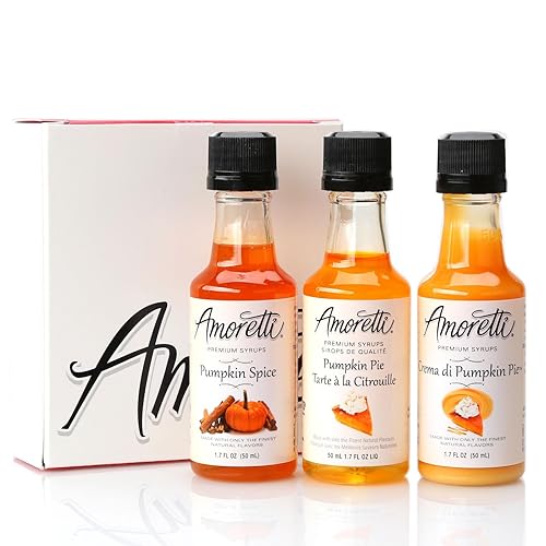 Amoretti - jarabes premium de calabaza 3 paquetes