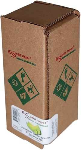 Miniatura 9 de Aceite de fragancia de melón dulce de pepino, 4 onzas, suministrado en botella de vidrio ámbar de 4 onzas con forro de cono fenólico negro y tapa