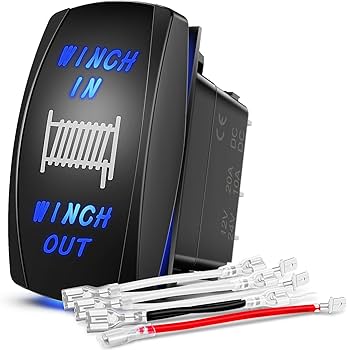 Amazon.co.jp: Nilight Momentaryレーザーロッカースイッチ7pin