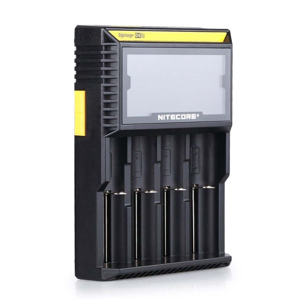 Nitecore D4 EU 2016 Version Intellicharger Smart Universal LCD Display Quad Battery Charger for 18650 18350 26650 AAA AA CR123A