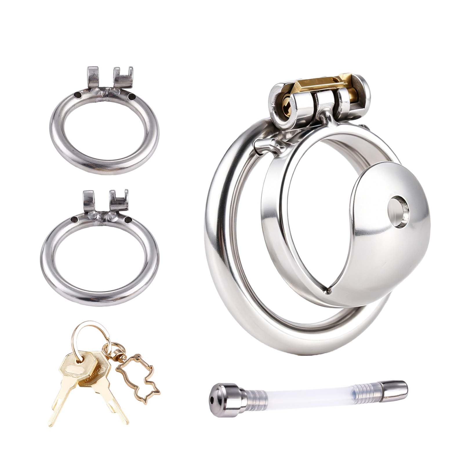 Cockcage Bondage Set Peniszaumzeug Keuschheitsgürtel Peniskäfig Edelstahl