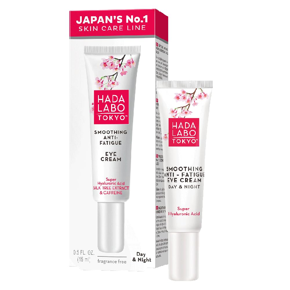 Hada Labo Tokyo White Augencreme Anti-Müdigkeit für Tag und Nacht mit Hyaluronsäure 15ml