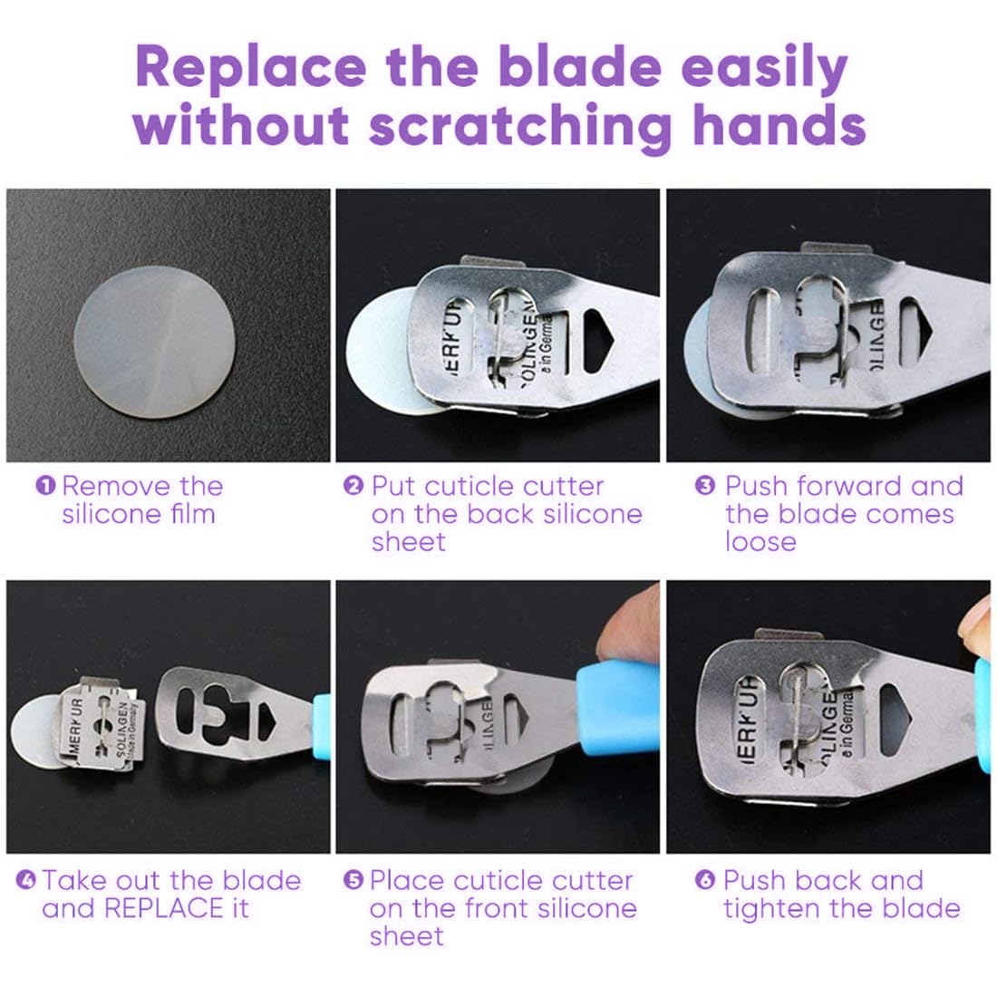Fapiwen Pedicure Tools For Feet, 8-In-1 Pedicure Kit Callus Remover, Foot File, Foot Care Kit Foot Rasp Dead Skin Remover, Foot Scraper For Men Women, Foot Dead Skin Remover For Home & Salon Care - Image 6 thumbnail