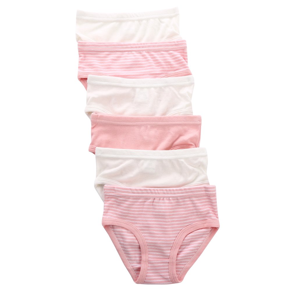 benetia Girls' Underwear Soft Cotton 6-8 Pack