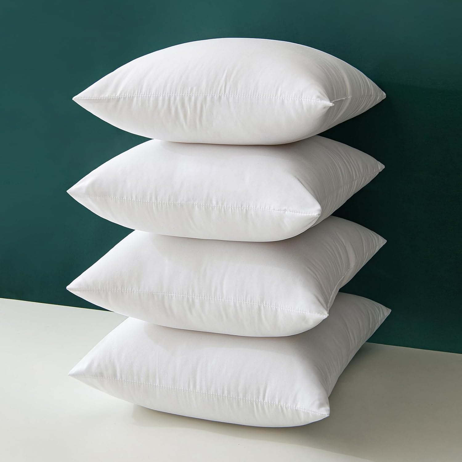 MIULEE 20x20 Pillow Inserts Throw Pillow Inserts Set of 4