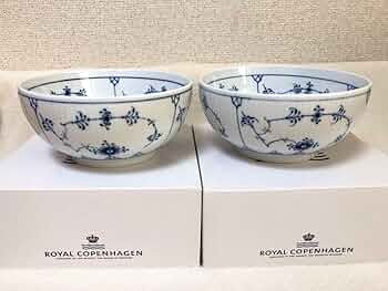 ロイヤルコペンハーゲン ボウル　ブルーフルーテッド プレインレース ボウル ロイヤルコペンハーゲン（Royal Copenhagen） ブルー
