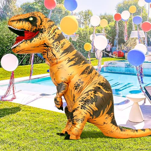 Inflatable Dinosaur Costume Kids Dinosaur Suit Blow up Full Body Dino Costume Boys Girls for Halloween Cosplay Party2