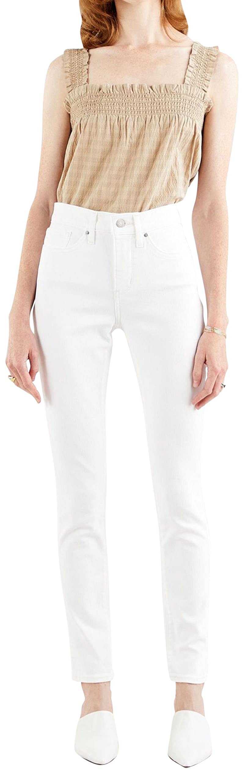 Levi's Women's 311 Shaping Skinny Jeans, Soft Clean White, 26W / 30L