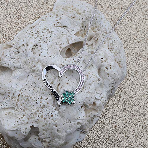 CHOORO Sorority Gifts Graduation Gift Pink and Green Necklace Sorority Graduation Jewelry3