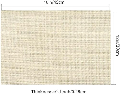 Miniatura 10 de EMMTEEY Juego de 4 manteles individuales para mesa de comedor de 18 x 12 pulgadas, lavables y resistentes al calor, manteles individuales para mesa