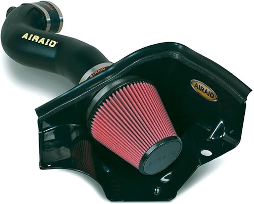 Airaid Sistema de admisión de aire frío mayor potencia y filtro sintético seco compatible con Ford 2005-2009 Mustang GT AIR-451-172