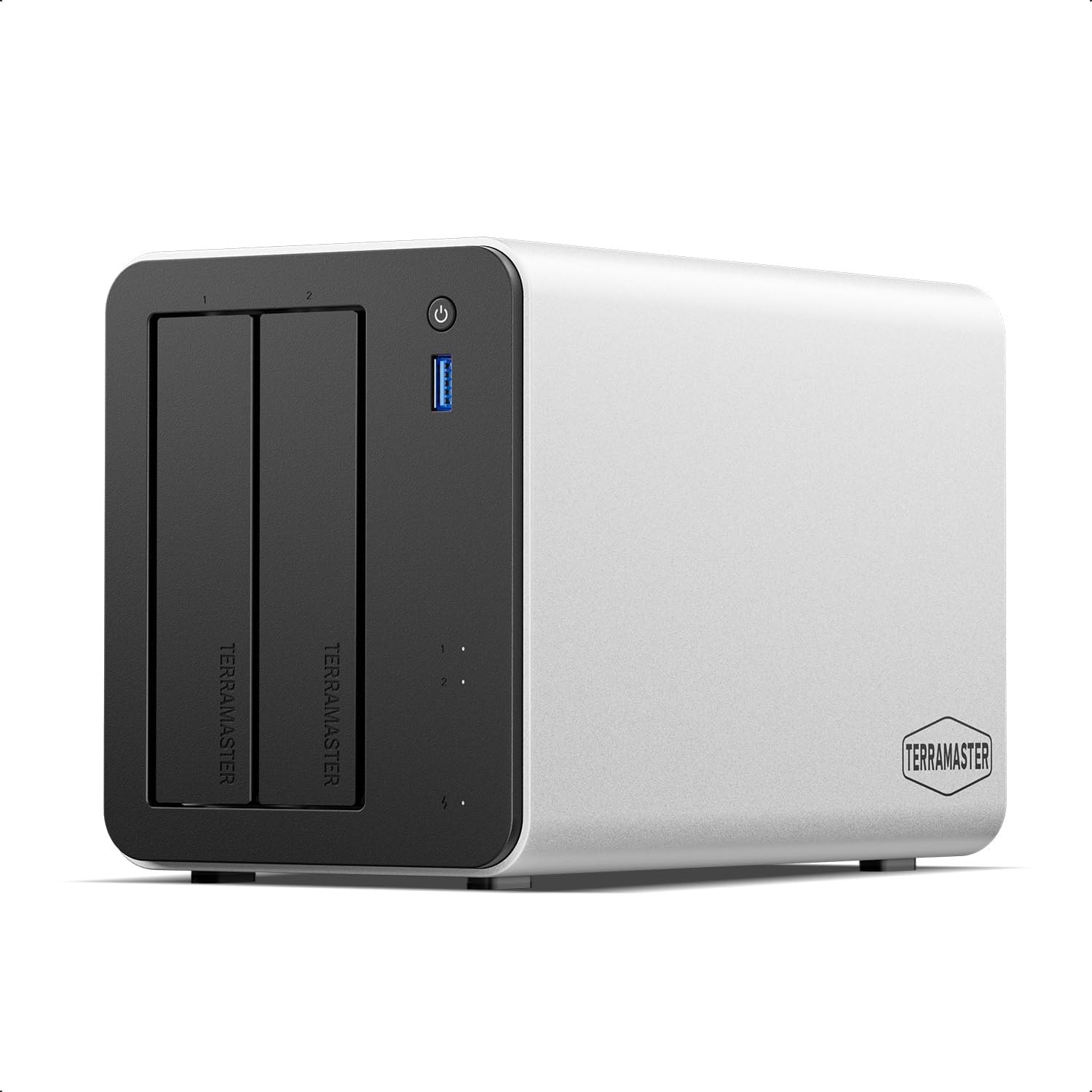 TERRAMASTER F2-425 Plus NAS 2-Bay Intel N95 4-Core CPU 8GB RAM (Diskless)