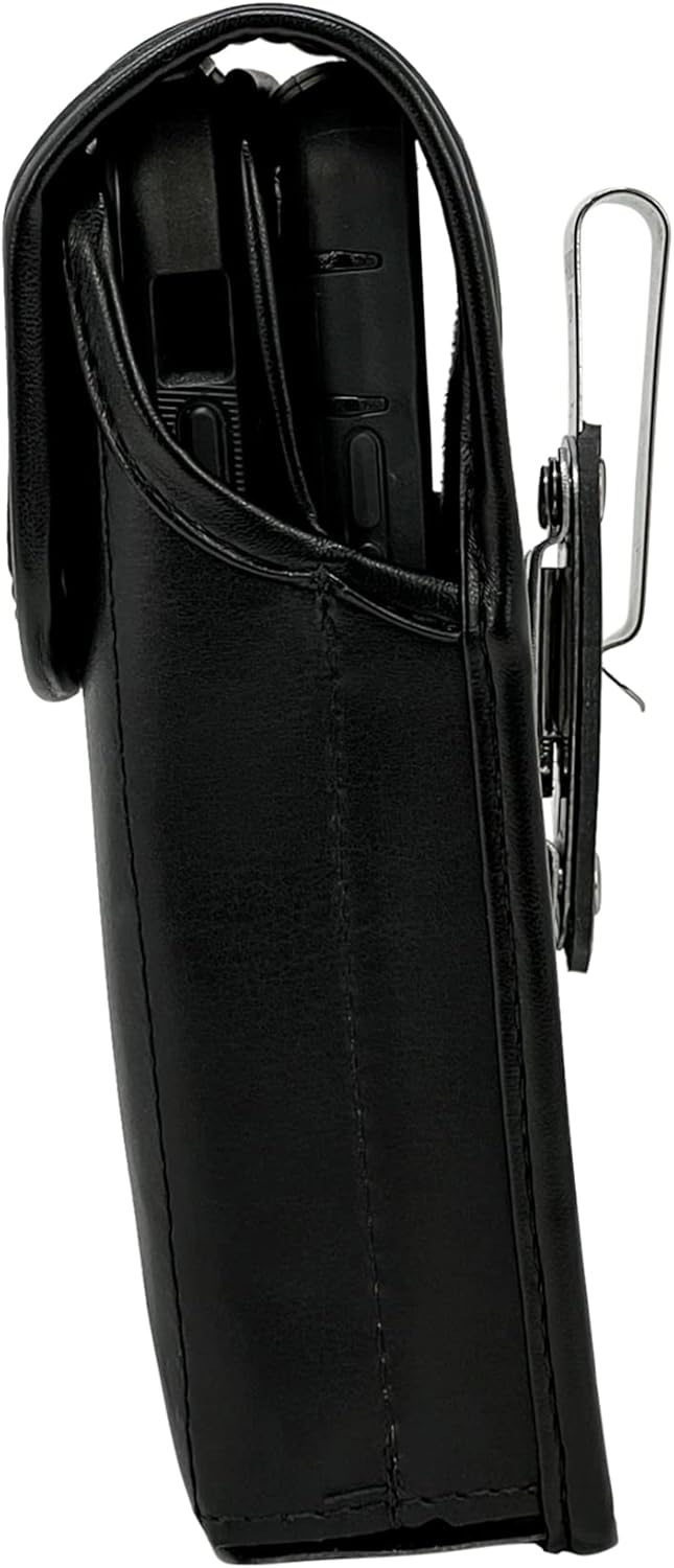 Dual Phone Holster (Vertical) with Belt Clip for iPhone 14 Pro, Galaxy S25 S24