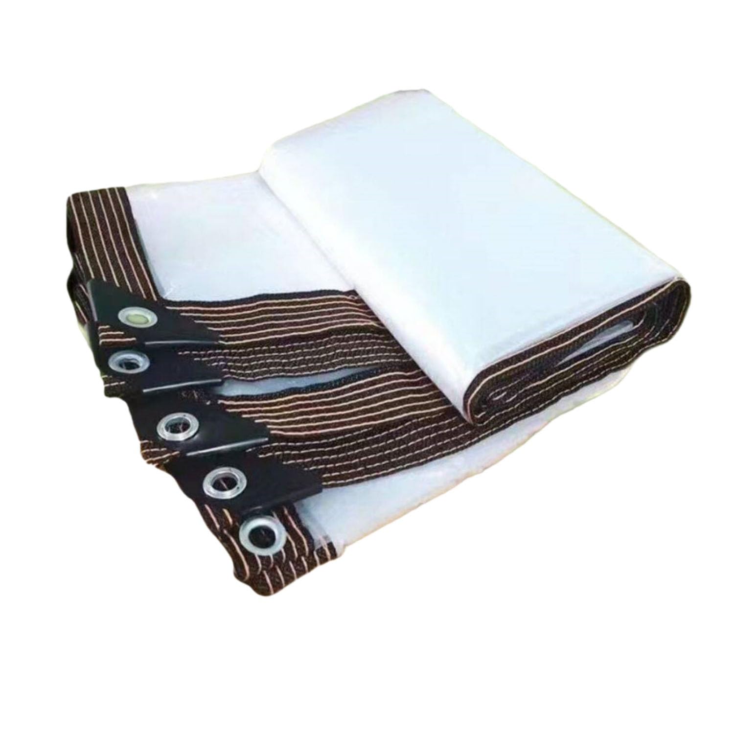 Lona transparente 100 x 515 cm resistente al desgaste y polivalente para exteriores