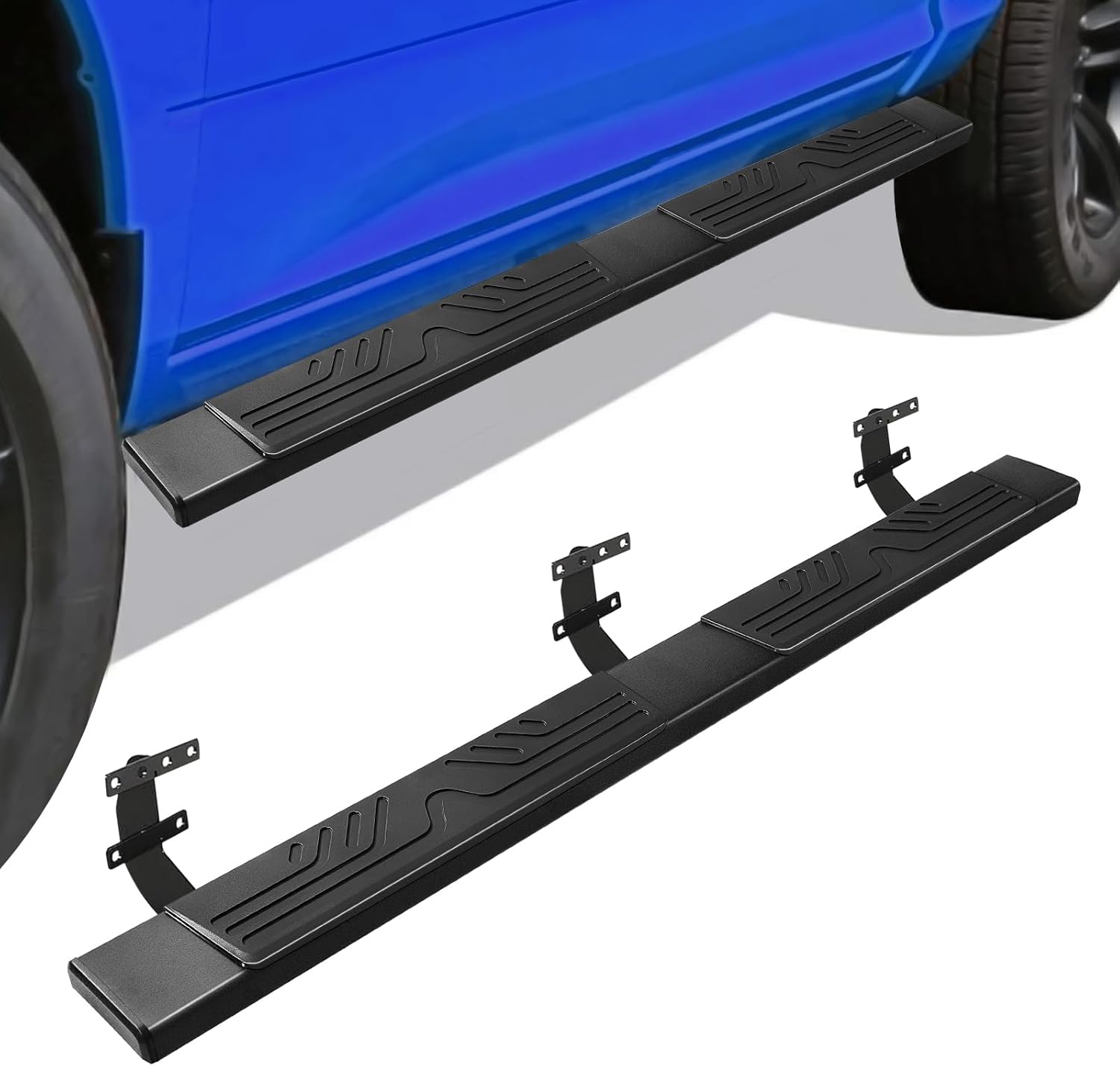 6.5" Running Boards Compatible with Dodge Ram 1500 2019-2025 Crew Cab (Only Fit New Body Style),Side Steps for Truck,Black Aluminum Alloy Nerf Bars