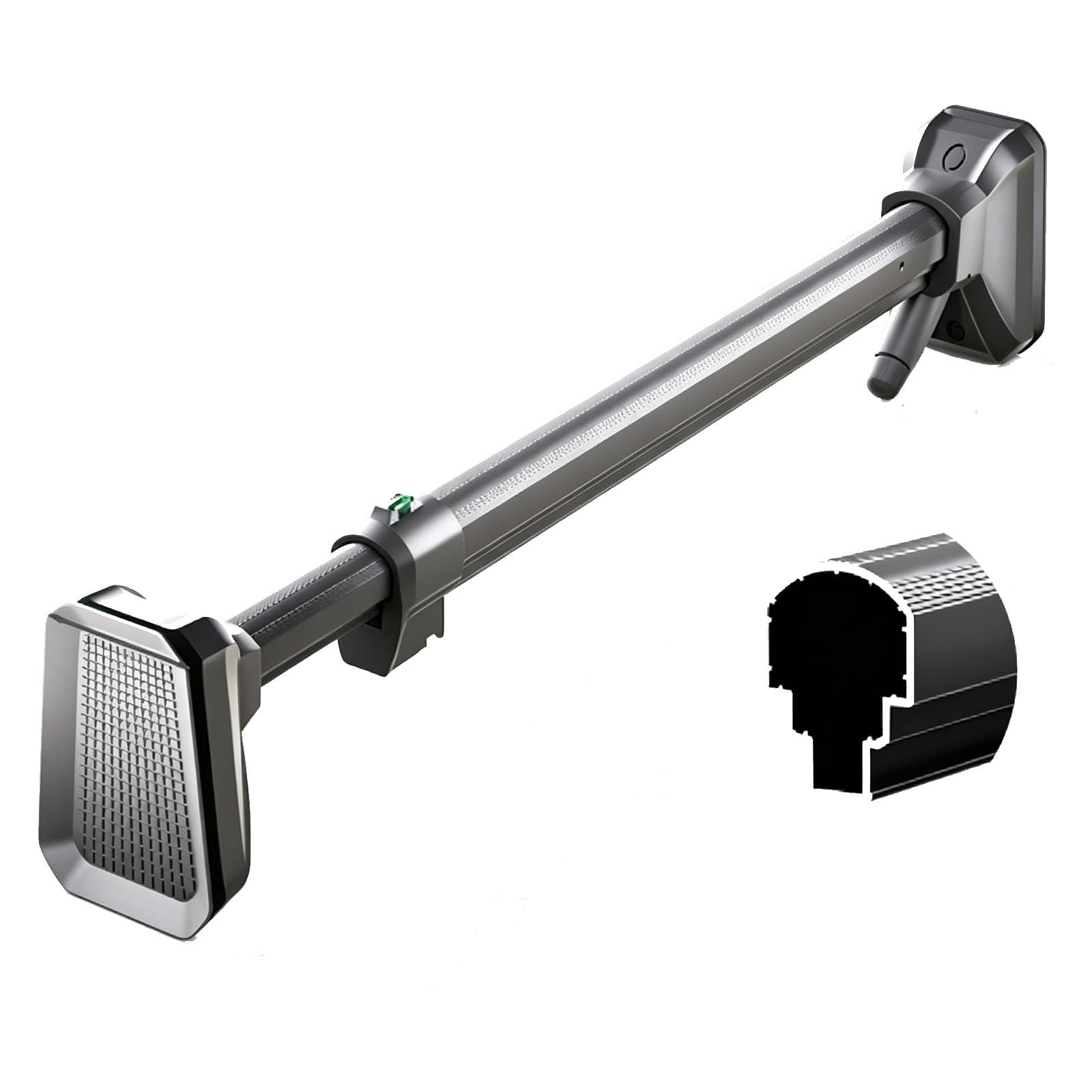 Aleación de Aluminio Barra Cortina Ducha, Barras Cortinas Extensibles