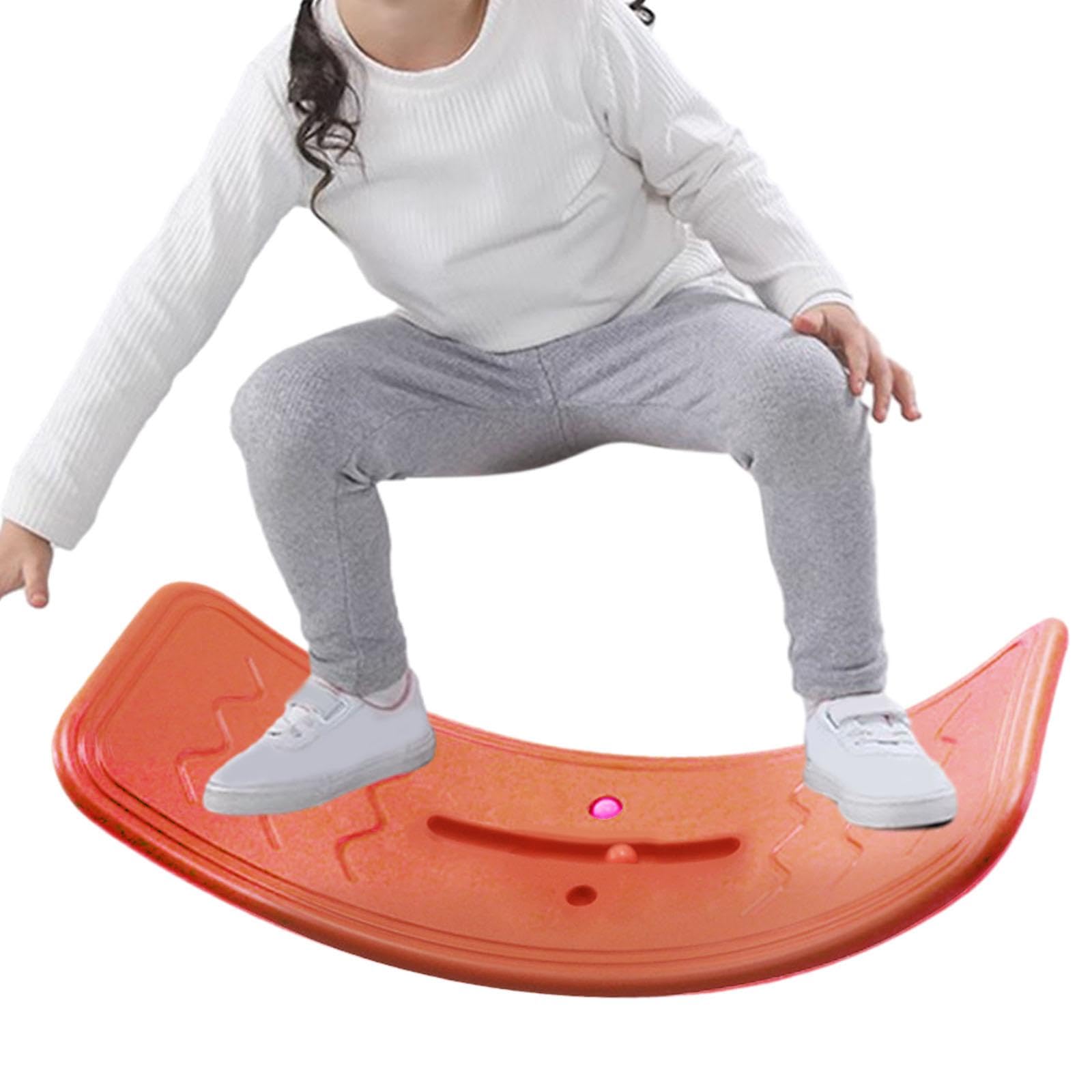 Balance Board für Kinder, Wackelbrett, Gebogen, 90 cm Lang, Koordinationstraining, Tragbares Balance Trainingsgerät