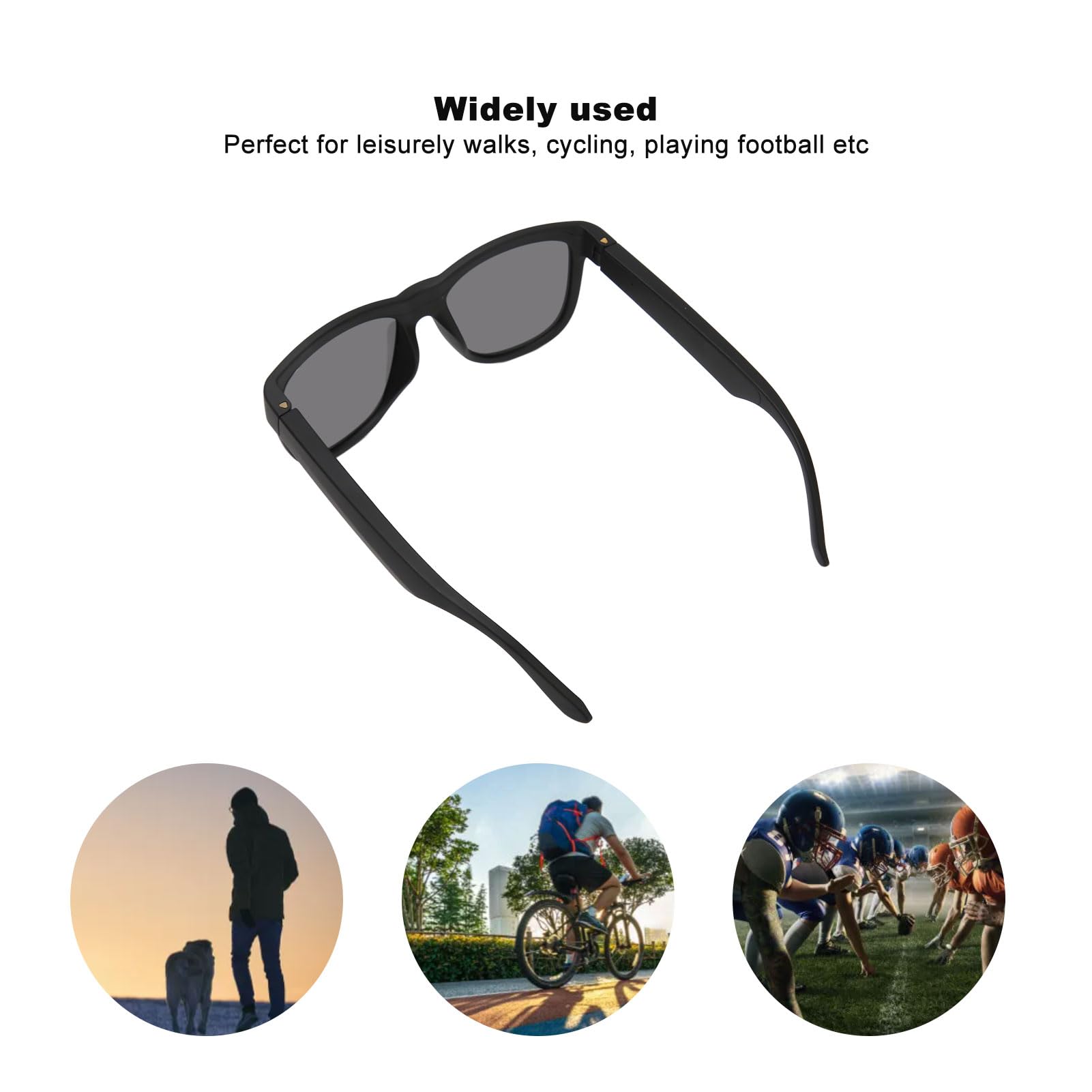Lunettes Intelligentes Bluetooth Avec Haut-Parleurs - Appels Musique - Design Confortable