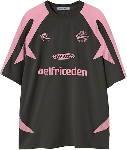 Aelfric Eden Men's Graphic Tees Oversized T Shirt Women Y2k Jersey Quick Dry Moisture Wicking Unisex Summer Tops