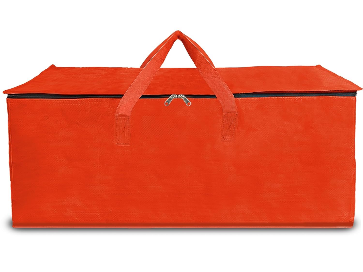 XX Large Capacity Foldable Under Bed Storage Bags/Duffle Bag for Travel/Moving Wardrobe Organizer | Comfortable Handles | Water Resistant - RED OR MAROON COLOR - WHICHEVER AVAILABLE-image-8