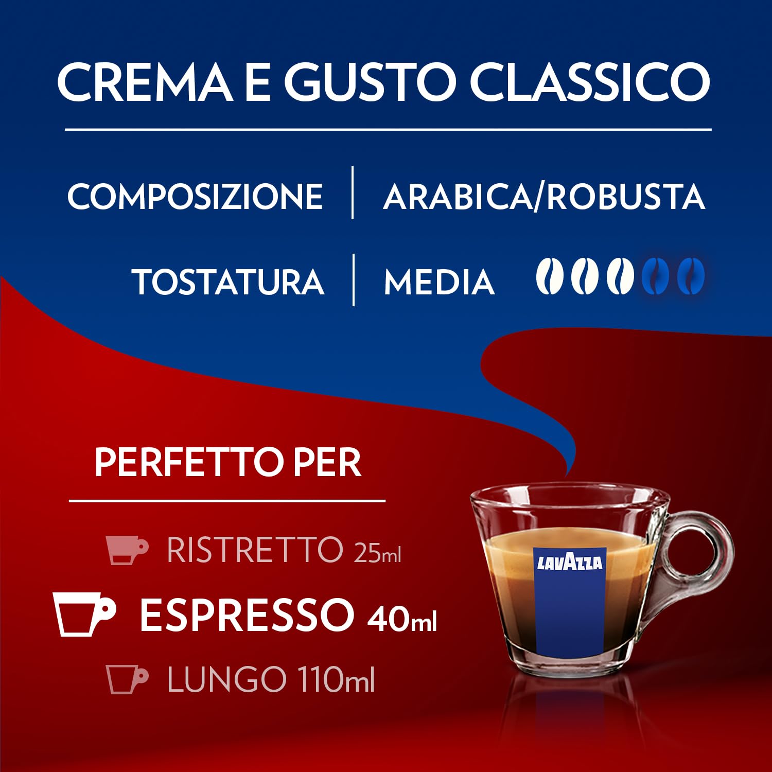 360 Kaffeekapseln Lavazza A Modo Mio Crema e Gusto