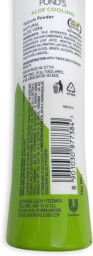 Miniatura 4 de Polvo de talco de enfriamiento de aloe Ponds, botella de 3.53 oz