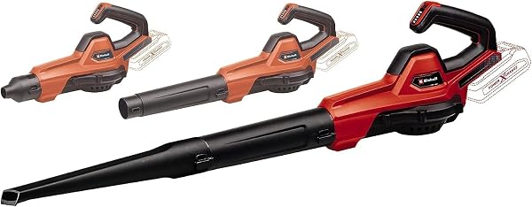 Souffleur de feuilles sans fil Einhell GE-UB 18/250 Li E-Solo, 3 embouts, variateur, 1,1 kg