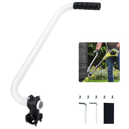 Ormeli String Trimmer Handle, Ergonomic Grip Handle Extension, Grip Weed Trimmer Handle, Lawn Trimmer Handle, Perfect for Lawn Care and Landscaping