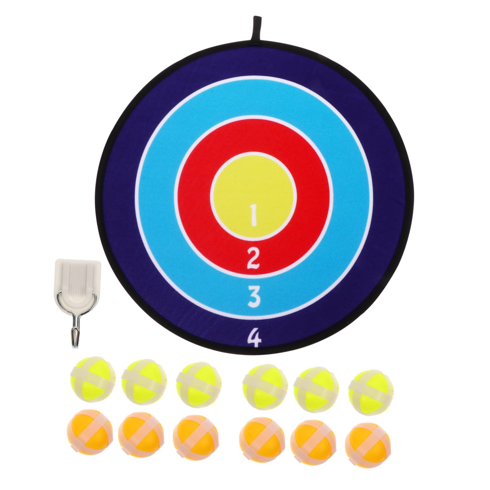 BRIGHTFUFU 1Set Cartoon Sticky Dartboard for Wall Mounted Educational Plaything with Sticky Balls Double Sided Design for Indoor Fun for Ages and Up