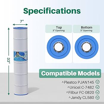 パラスパレス　キュロット Amazon.com : Pleatco PJ75-EC Pool Filter Cartridge