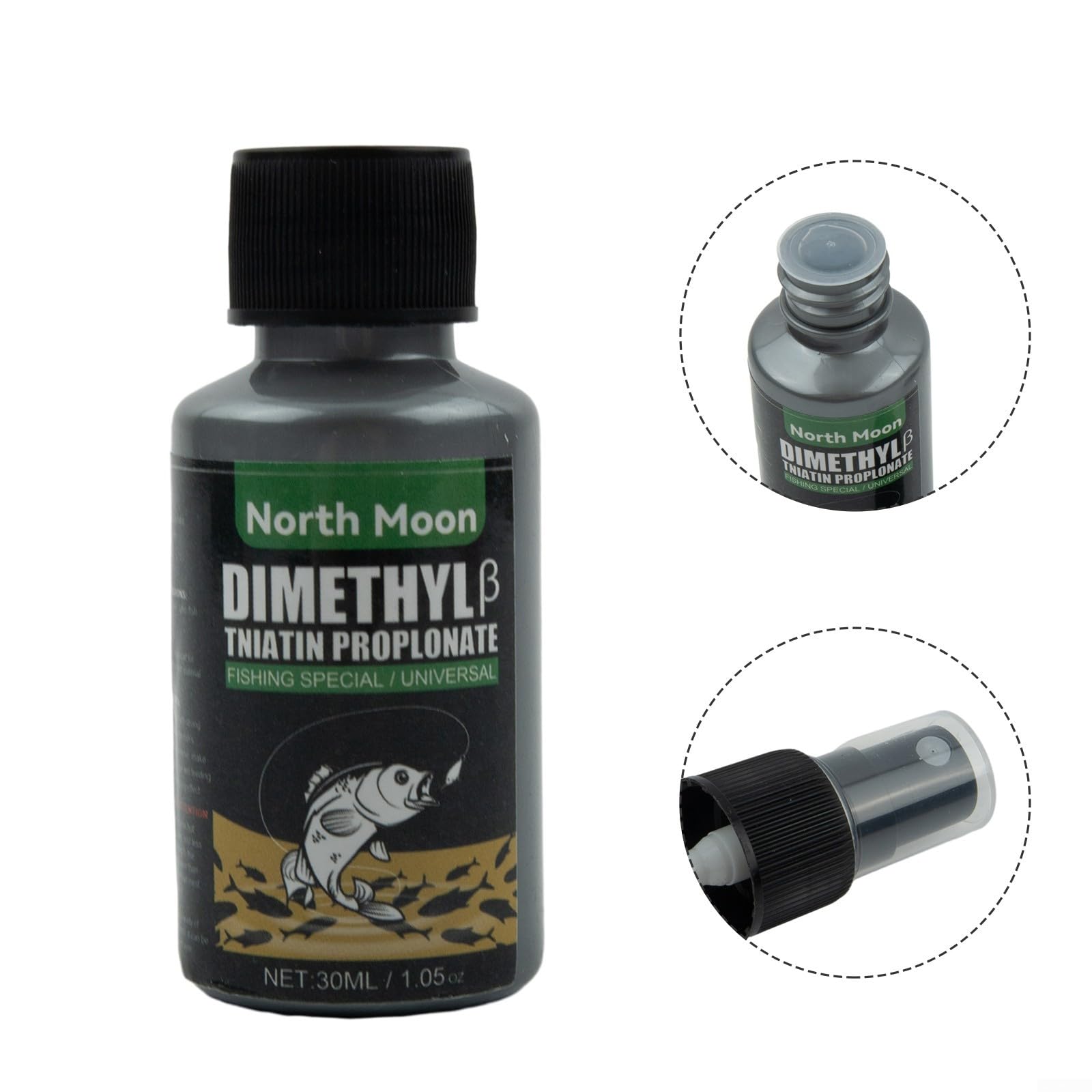 Señuelo del olor del atrayente de los pescados 30ml, feromonas para la pesca de agua dulce y del mar, conveniente para el besugo de la carpa de la tilapia