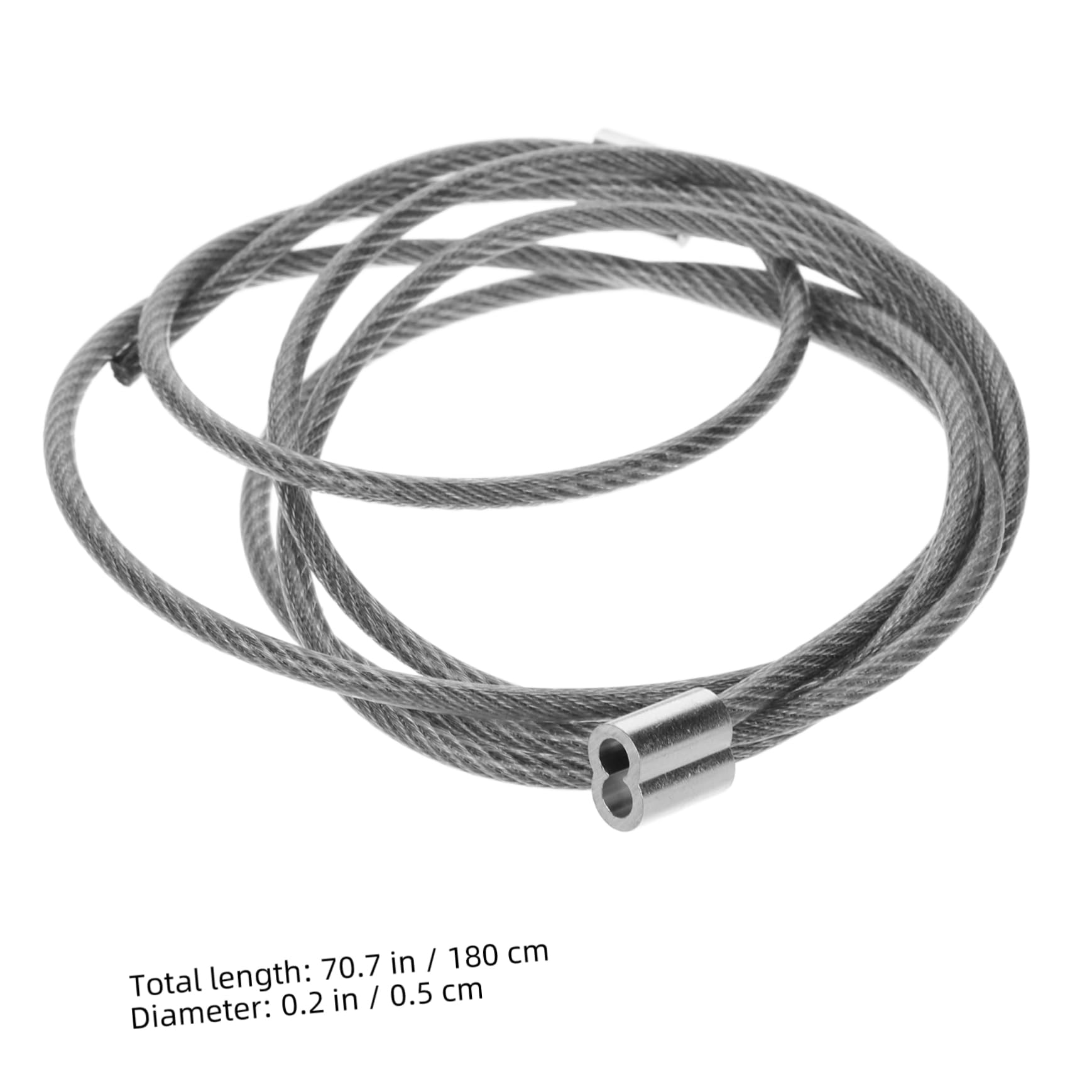 KOMBIUDA Outdoor Basketball Net Stringing Hoop Replacement String Steel Wire Cord