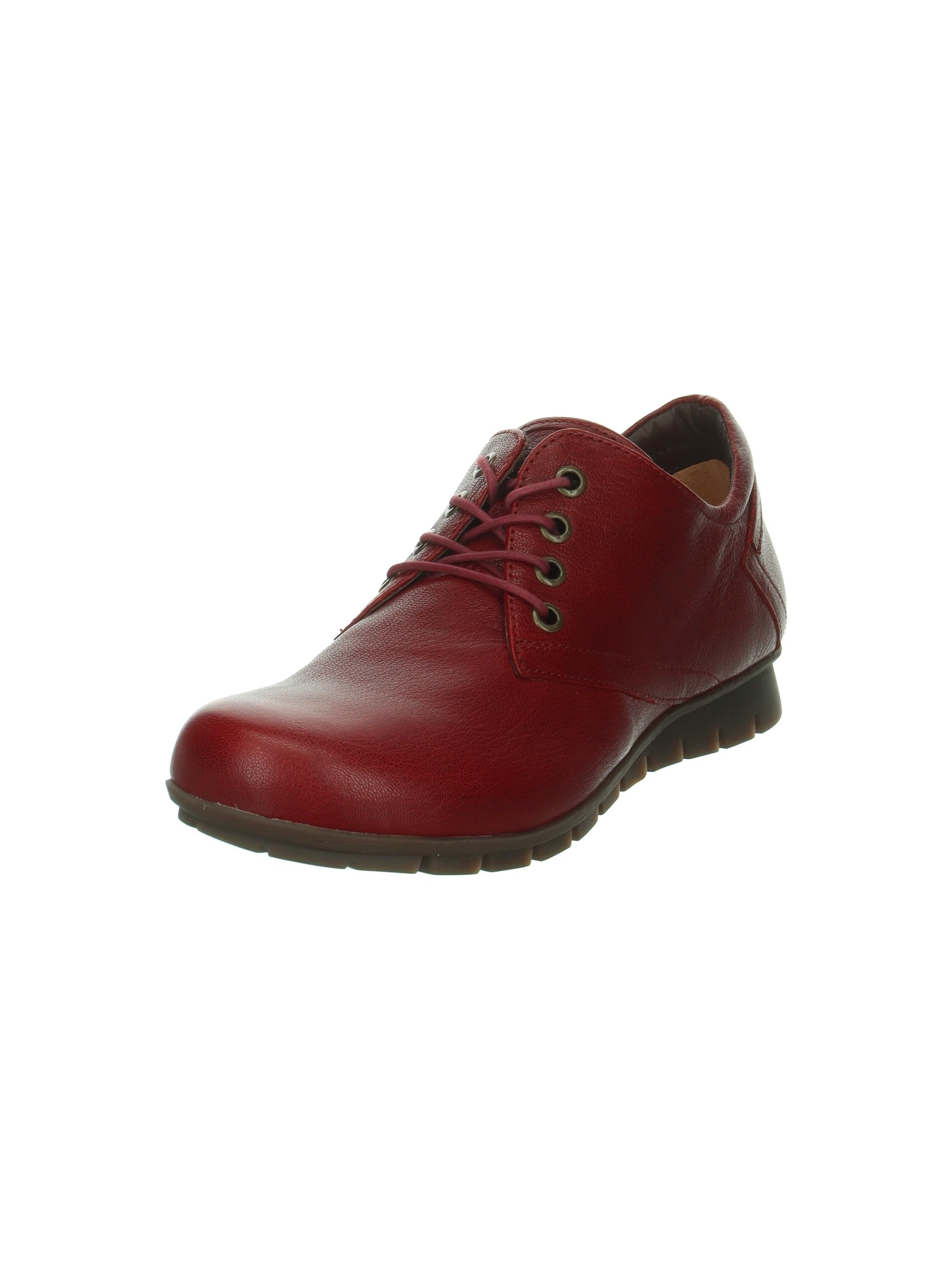Think! Menna 3-000093Sneaker - Zapatillas de Piel curtida para Mujer, Melograno 5050, 41 EU