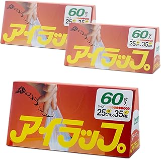 【Amazon.co.jp限定 まとめ買い】 岩谷マテリアル ポリ袋 アイラップ 25cm×35cm 60枚 非常用 家庭用 ストックバック ストック袋 (3個セット)