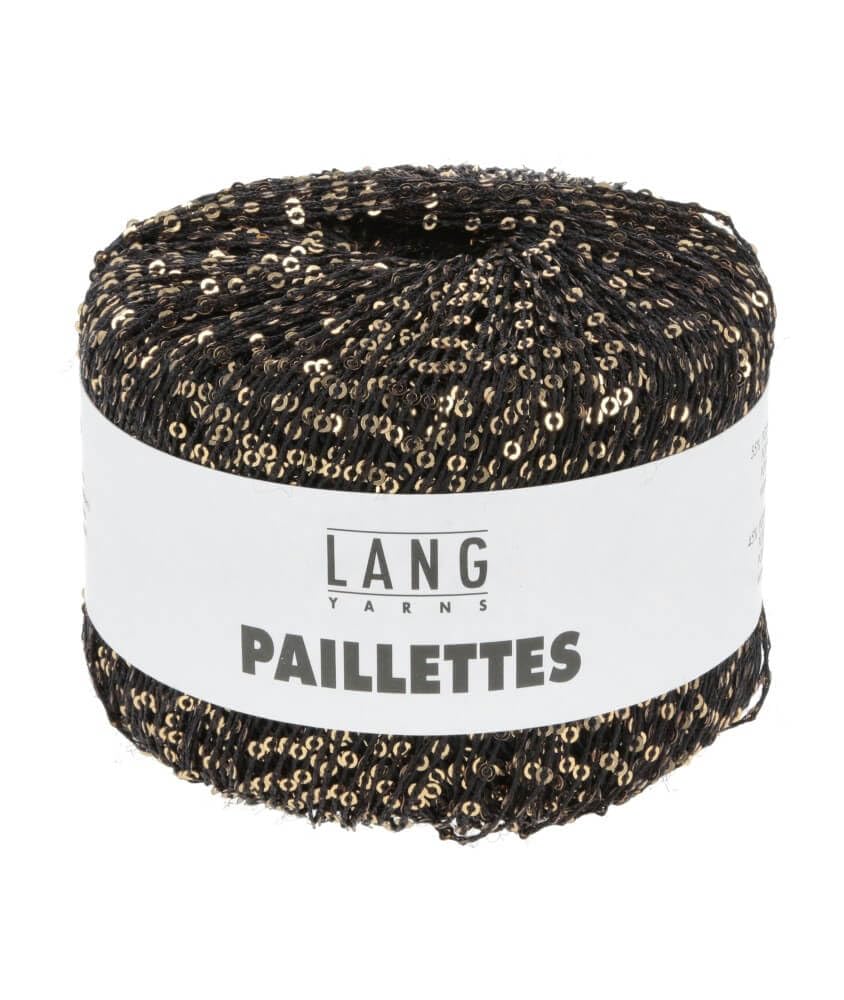 Lang Yarns Paillettes 39.0070 - anthrazit/Gold