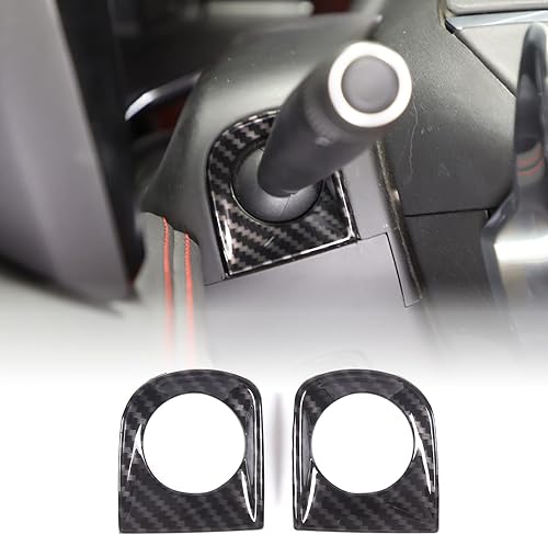 Cubierta de base de barra de dirección, cubierta decorativa compatible con Chevrolet Corvette C8 2020 2021 2022 2023, plástico ABS para dirección de