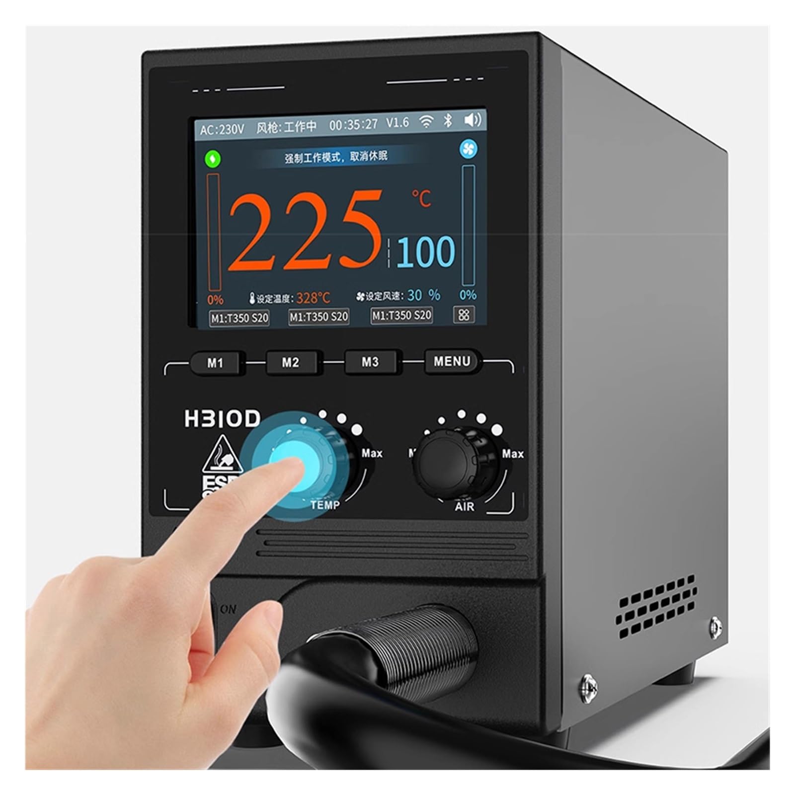 Stacja lutownicza, H310D Inteligentna, sieciowa opalarka, cyfrowa stacja naprawcza ECU BGA