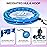 FIT ON FORM Infinity Weighted Hula Hoop for Adults Weight Loss - Smart Exercise Hola Circle Hoop for Women Abs Workout - 47 Inches