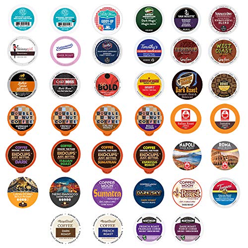 Crazy Cups Coffee Pod Variety Pack, Flavors, Single Serve Cups for Keurig K-Cup Machines Robust Asso - //coolthings.us
