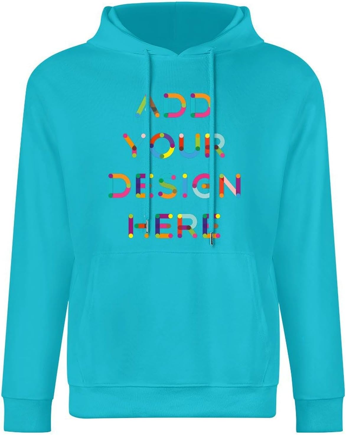 Custom Adult Male Man Boys Pure Cotton Hooded Sweater Add Your Own Image and Text Design Personalized Birthday Gifts for Boyfriend Husband