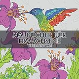  Malbücher für Erwachsene - Tiere-Edition: 40 einzigartige Tiere zum ausmalen und entspannen