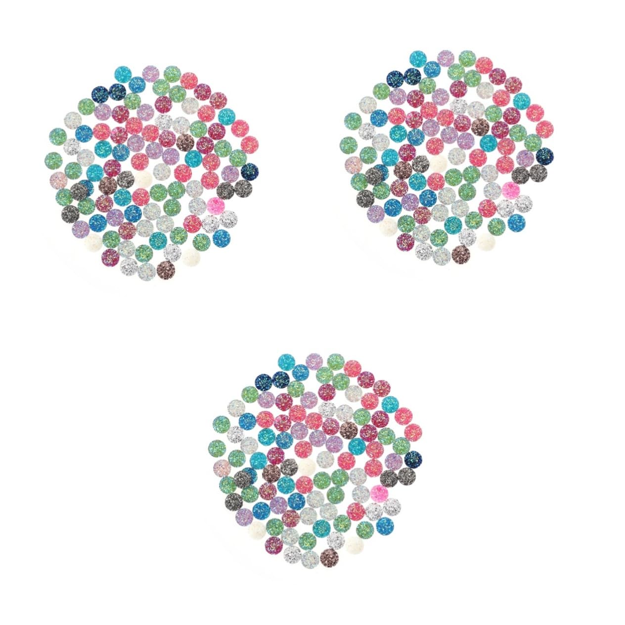 Clips de cabello únicos con 300 piezas planas para decorar fundas de teléfono y broches