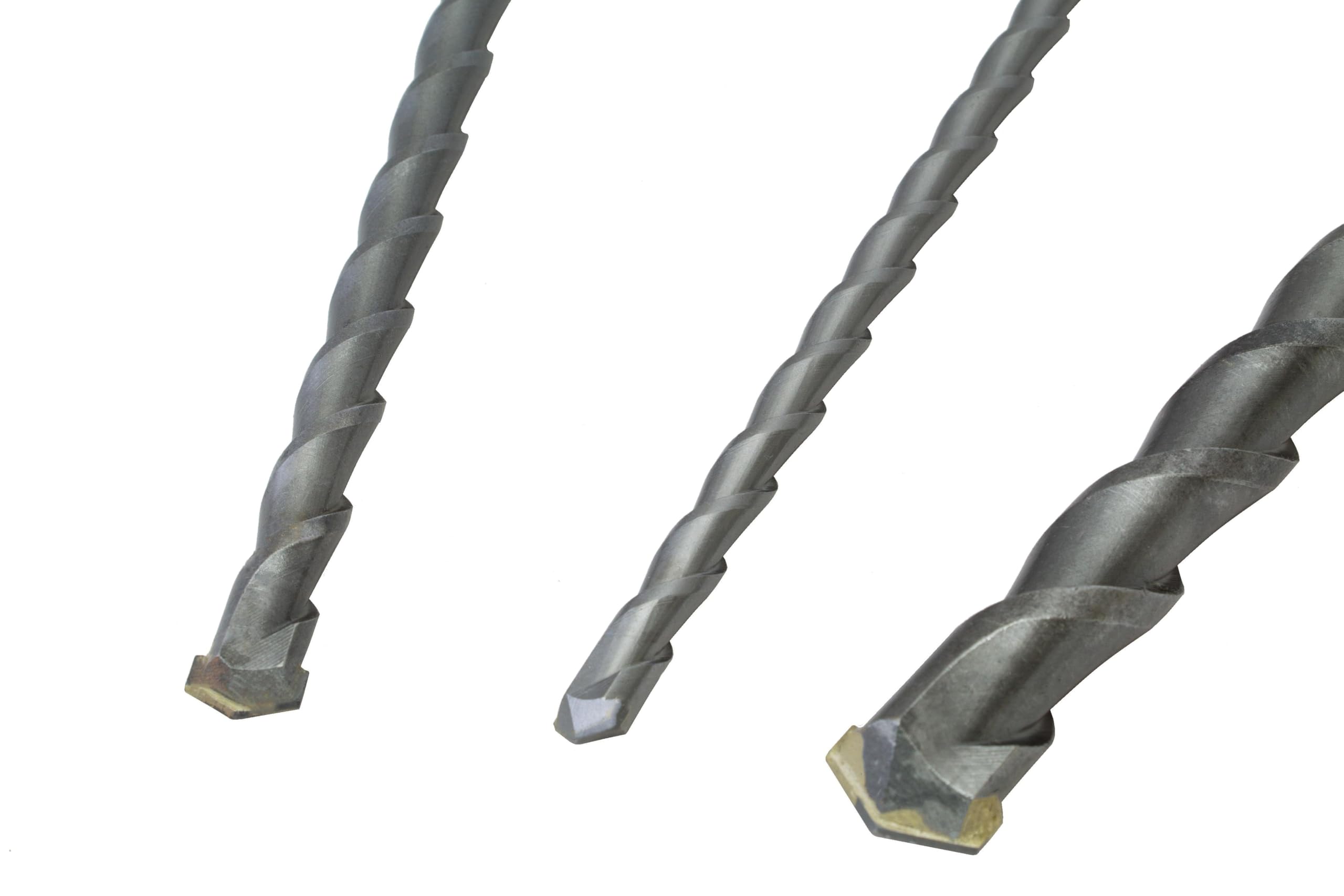 KIT 3 Brocas SDS PLUS de 1 Metro (1000 mm) | Brocas Pasamuros Extra Largas SDS-Plus: Ø 12, 16 y 24 mm | Barrenas Profesionales Hormigón, Piedra y Ladrillo (mampostería. Punta de Carburo de Tungsteno