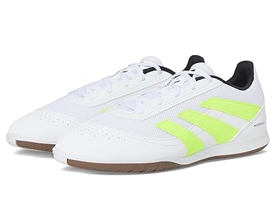 adidas Predator Club Indoor Soccer Cleats Soccer Shoes White/Lucid Lemon/Black