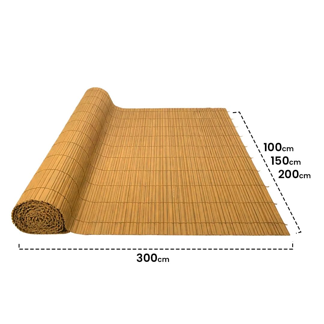 Nortene Cañizo PVC Doble Cara 20 mm surfcane bambú 2X3 M