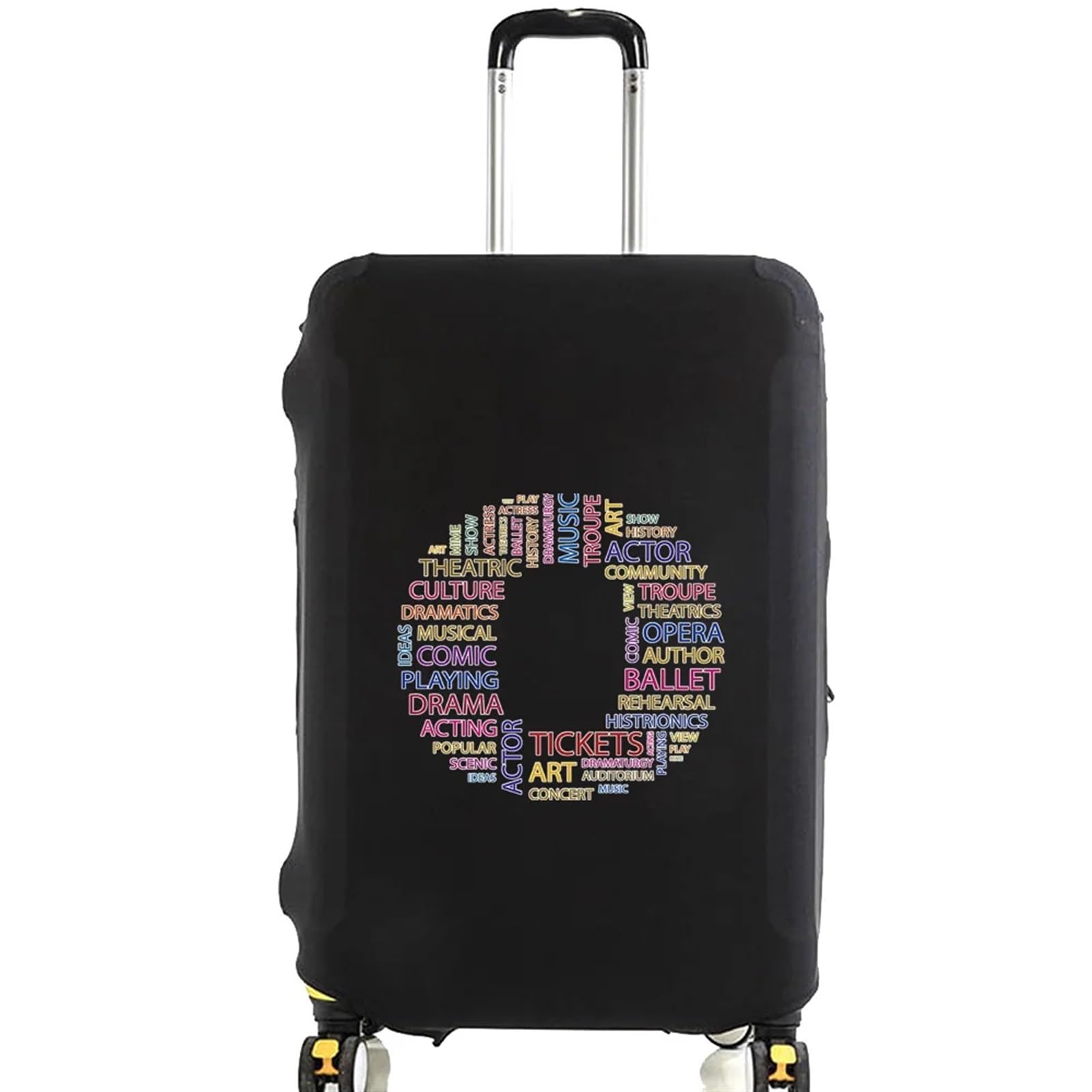Coperture per valigie Custodia Protettiva for Bagagli Elastica Serie di Lettere Accessori da Viaggio Custodia Protettiva for Borsone for Valigia da 18-32 Pollici(8text O,M)