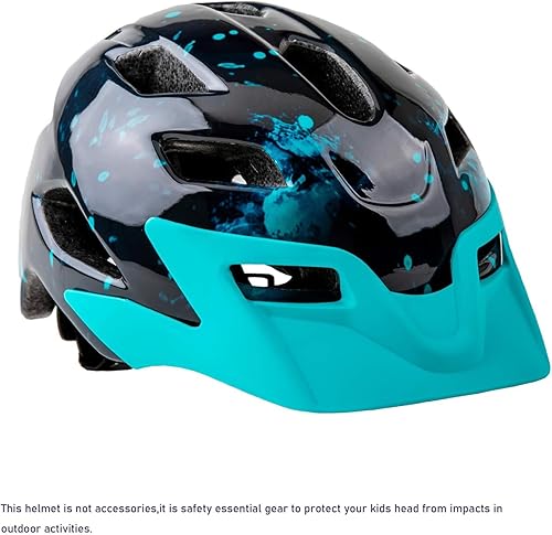 Miniatura 6 de Casco de bicicleta para niños y niñas, casco de bicicleta con visera genial para niños de 5 a 14 años, casco de bicicleta para niños, casco de