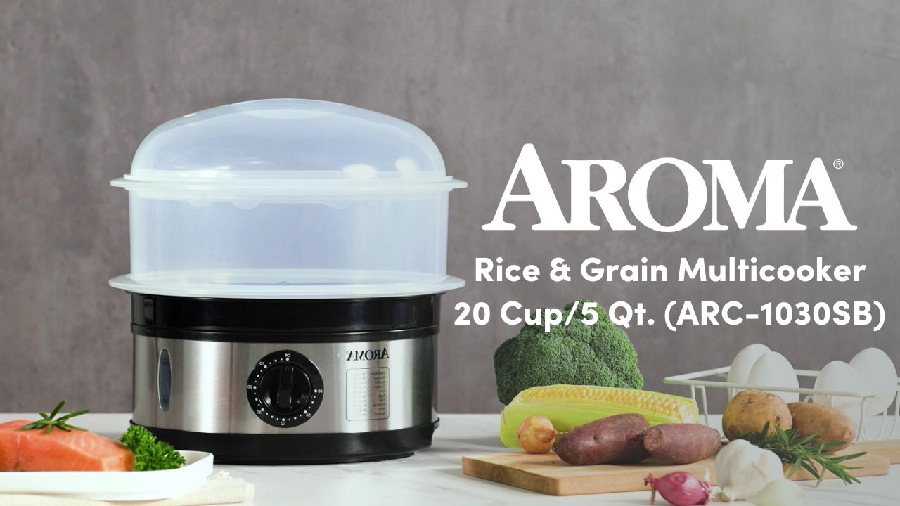 Amazon.com: AROMA 5Qt. 2-Tier Food Steamer, BPA-Free, Dishwasher