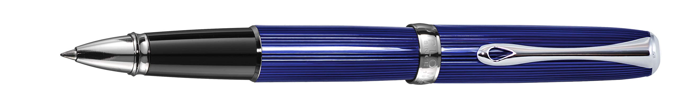 DIPLOMAT - Stylo Roller Excellence A2 - Skyline Bleu - Résistant & Elégant - Allure Moderne - Savoir Faire Traditionnel - Skyline Rouge - Garantie 5 Ans - D40215030