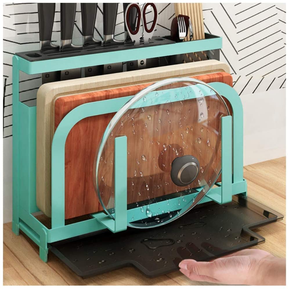 Planche a decouper support de rangement des outils et couteaux de cuisine - 7